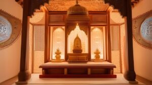 Ideal mandir design and colours as per Vastu Shastra